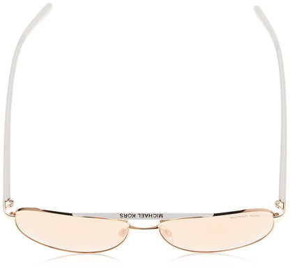 Michael Kors MK5007 1080R1 Rose Gold Hvar Pilot Sunglasses Lens Category 2 Lens