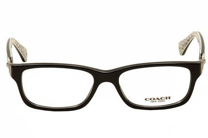 Coach Women's HC6052 Eyeglasses Black/Black White Sig C 54mm
