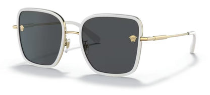 Versace 0VE2247D 147187 57mm White/Gold Sunglasses