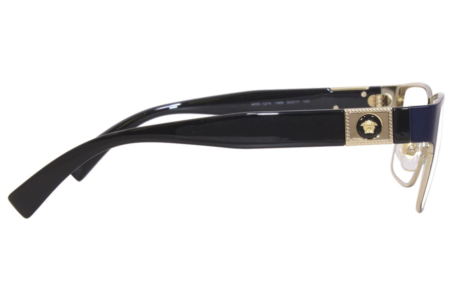 Versace Men's 0VE1274 1468 57mm Blue Eyeglasses