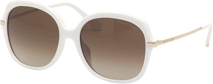 Michael Kors 56 mm MK2149U Geneva Bone Pearlized/Brown Gradient Sunglasses