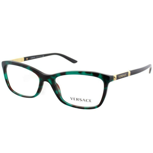 Versace Women's Havana/Green Eyeglasses 0VE3186 5076 54