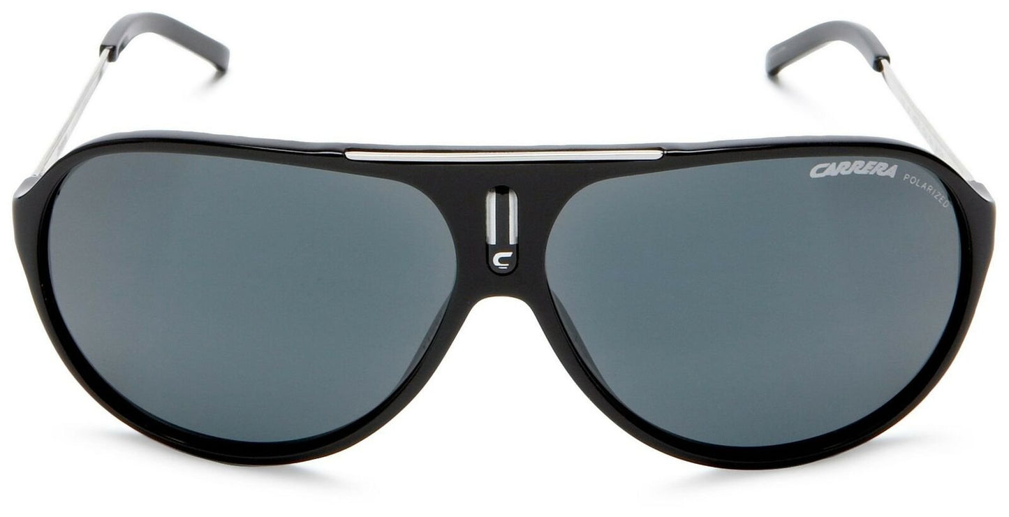 Carrera unisex adult Hot/S Sunglasses, Black and Palladium Frame/Grey Lens, 6...
