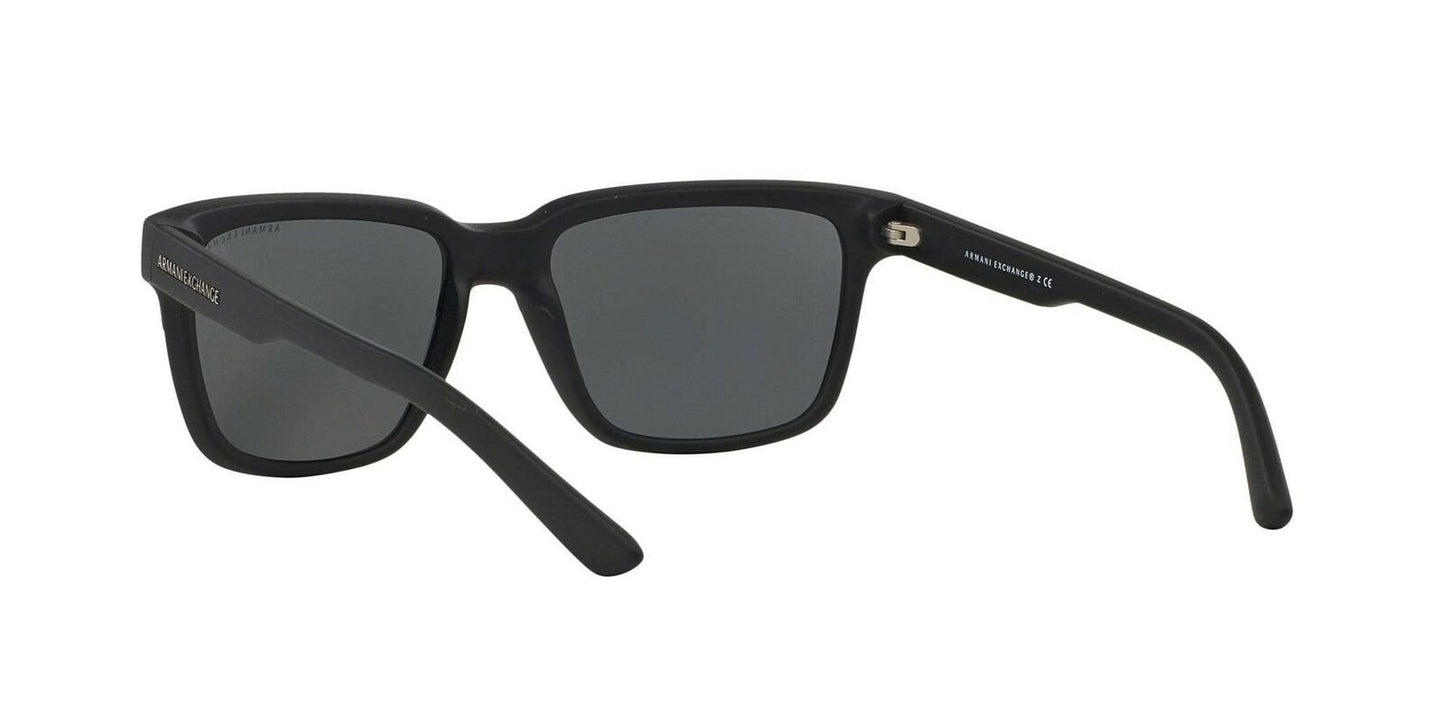 AX Armani Exchange Unisex Sunglasses, Black Lenses Injected Frame,0AX4026S 56mm
