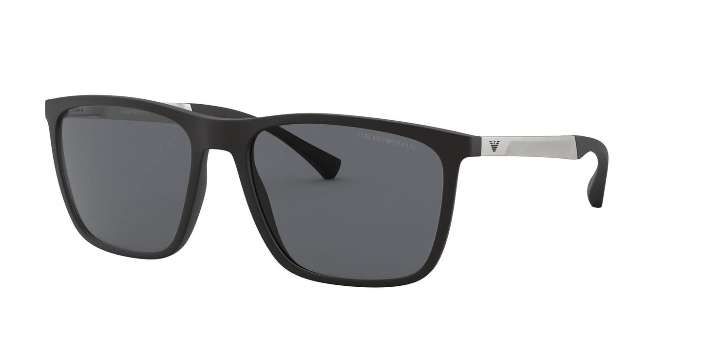 Emporio Armani Men's EA4150 5063/87 59mm Rectangular Sunglasses