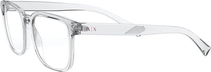 A|X ARMANI EXCHANGE Men's AX3071F 8235 54mm Rectangular Eyeglasses