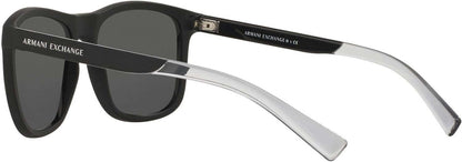 A|X ARMANI EXCHANGE Men's AX4049SF Low Bridge Fit Square Sunglasses