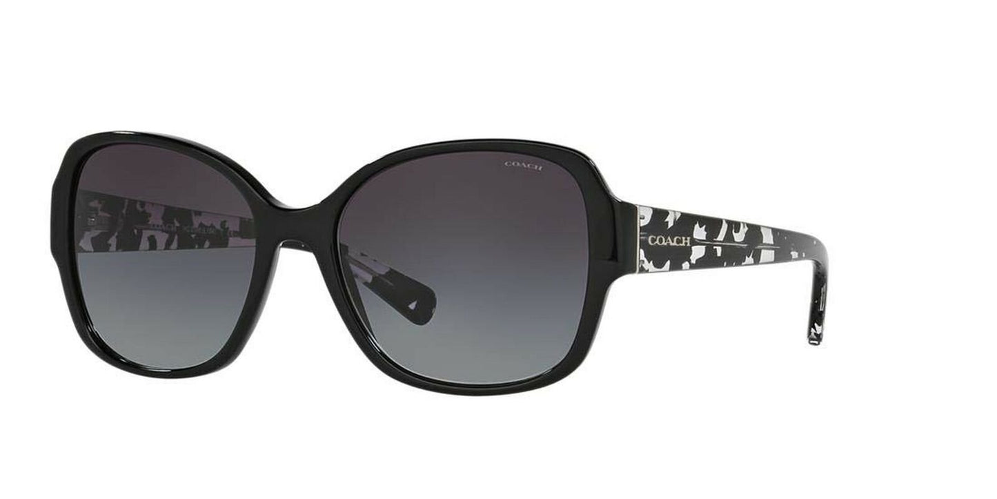 Coach Woman Sunglasses, Black Lenses Acetate Frame, 0HC8166 534811 58mm