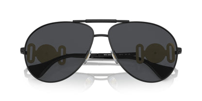 Versace Sunglasses VE2249 126187 65mm Matte black