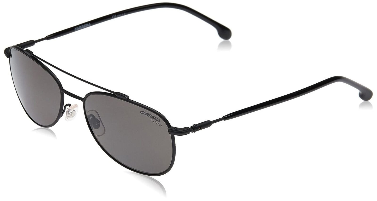 Carrera 224/S 003 Black/Polarized Gray, Pilot Sunglasses 58mm,