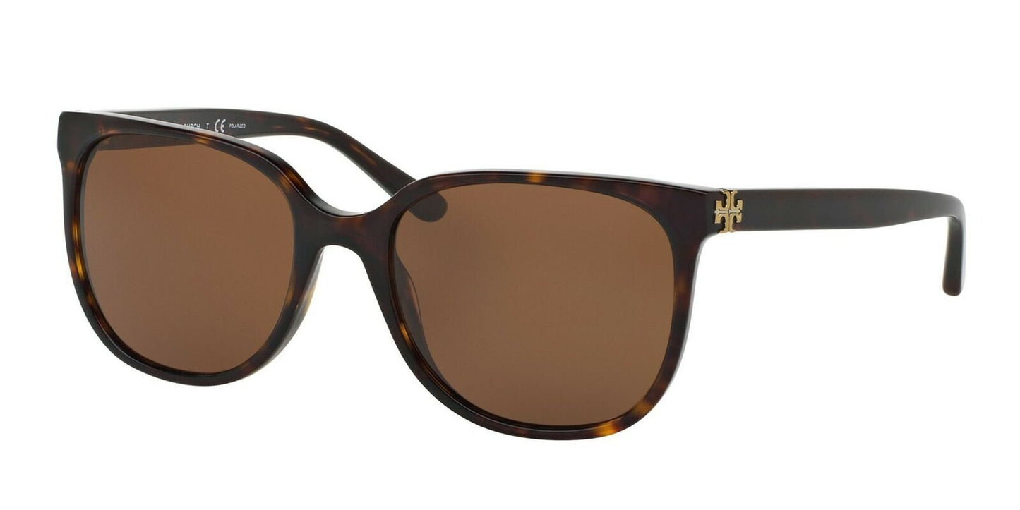 TORY BURCH Polarized Dark Tortoise Sunglasses TY7106 137883