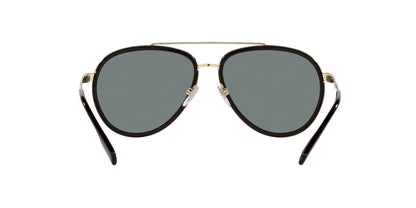 BURBERRY BE 3125 101781 59mm Oliver Gold Polarized Dark Grey Sunglasses