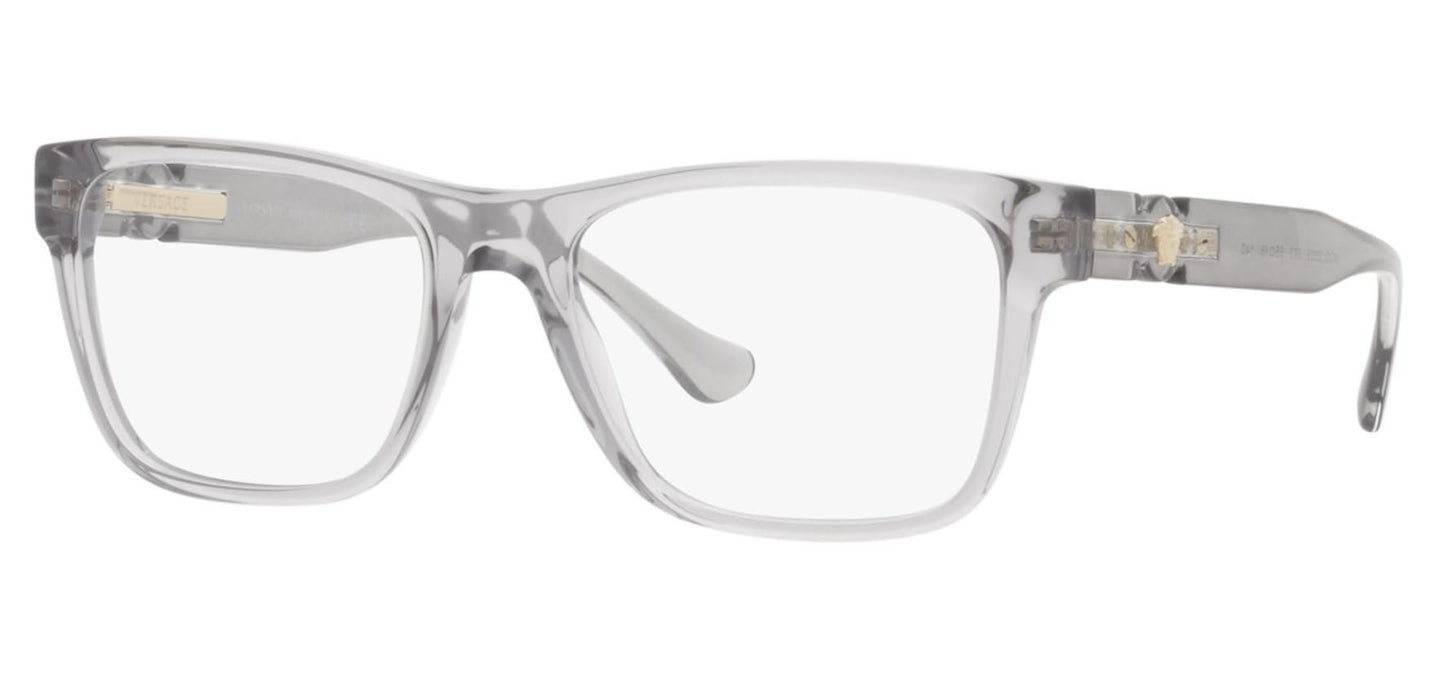 Versace VE3303-593 55mm Eyeglass Frame TRANSPARENT GREY w/DEMO LENS