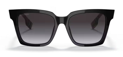 BURBERRY BE4335 39298G 53mm Maple Black Sunglasses