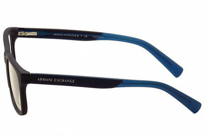 0A|X Armani Exchange AX3029 Eyeglass Frames 8183-54 - Matte Blue