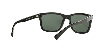 A|X Armani Exchange Men's AX4045S Rectangular Sunglasses, Black/Grey Green,