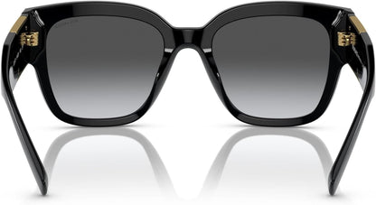 Versace VE 4437U GB1/T3 Black Polarized Sunglasses Grey Gradient Lens