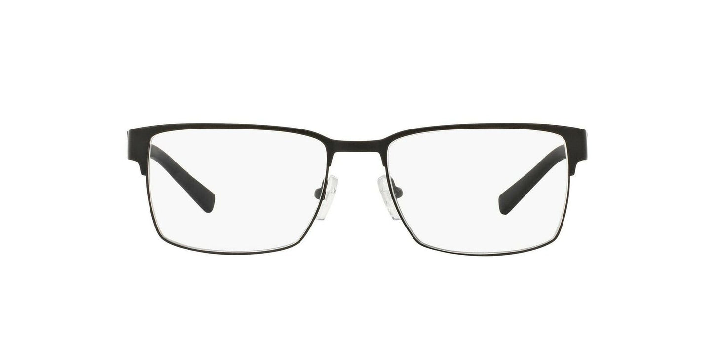 A|X Armani Exchange Men's AX1019 Metal Square Prescription Eyeglass Frames,