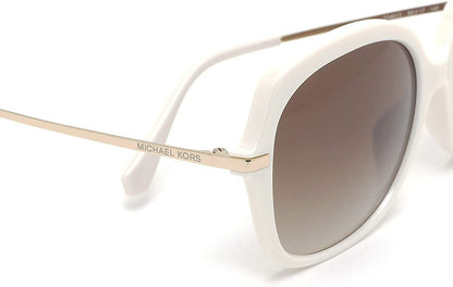 Michael Kors 56 mm MK2149U Geneva Bone Pearlized/Brown Gradient Sunglasses