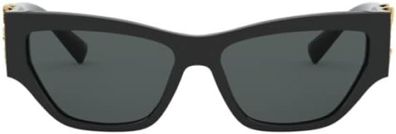 Versace VE 4383F GB1/87 Black Plastic Cat-Eye Sunglasses Grey Lens
