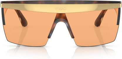 VERSACE VE2254 100274 Havana Dark Orange 44mm Men's Sunglasses