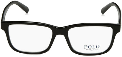 Polo Men's PH2176 Eyeglasses, Shiny Black, 52-17-145