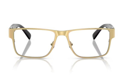 VERSACE VE1274 1002 Gold Black Men's 57mm Eyeglasses