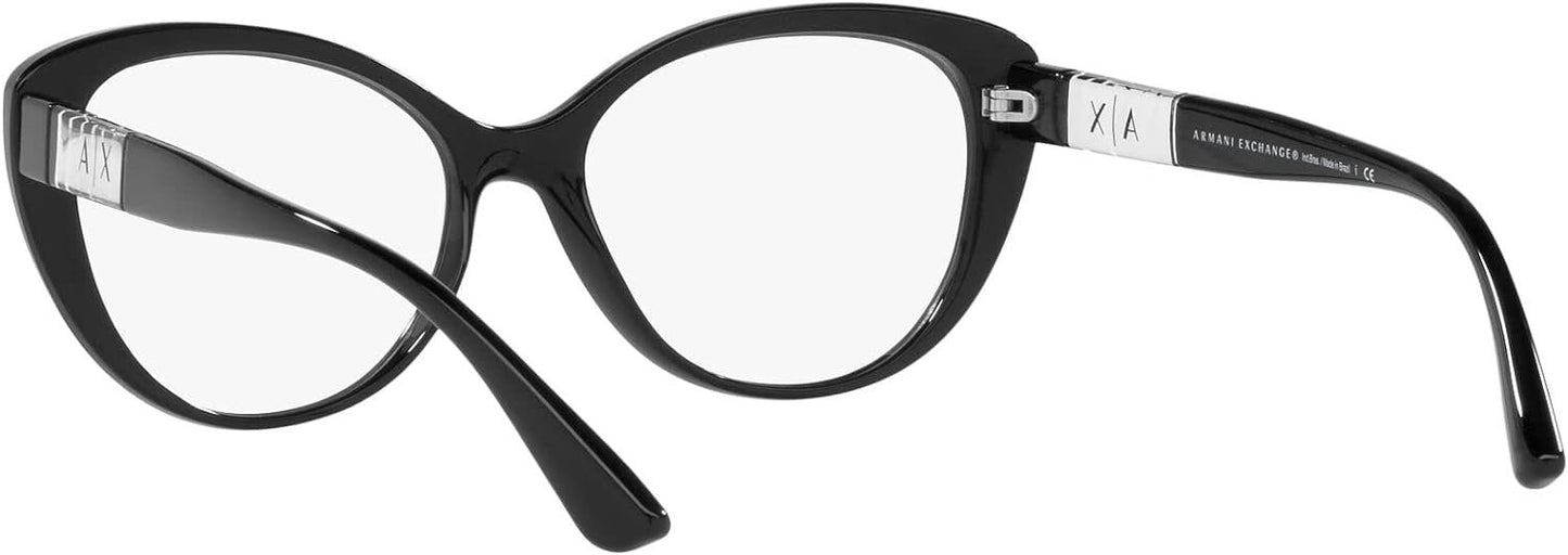 A｜X ARMANI EXCHANGE Women's AX3093 8158 54mm CatEye Eyewear Frames