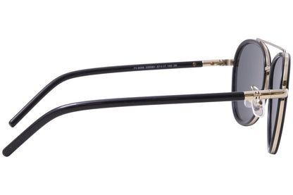 Tory Burch TY6089 33056V 57mm Black Mirrored Sunglasses