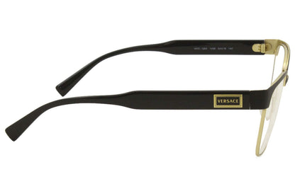 Versace VE 1264 1436 56mm Matte Black/Gold Eyeglasses