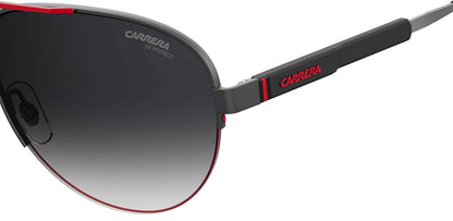 Carrera 8030/S Semi Matte Ru Black Sunglasses 62mm