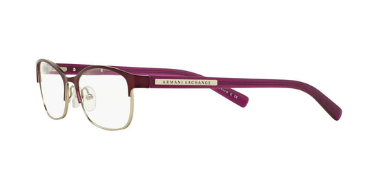 AX Armani Exchange womens Ax1010 Eyewear Frames, Purple/Red 53mm