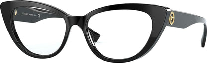 VERSACE VE3286 GB1 54mm Black Demo Lens Women's Eyeglasses