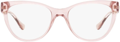 VERSACE VE3304 5339 53mm Transparent Pink CatEye Eyeglasses