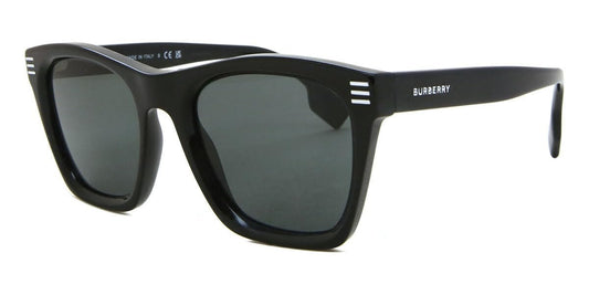 BURBERRY Cooper BE4348 300187 52mm Black Dark Grey Men's Sunglasses