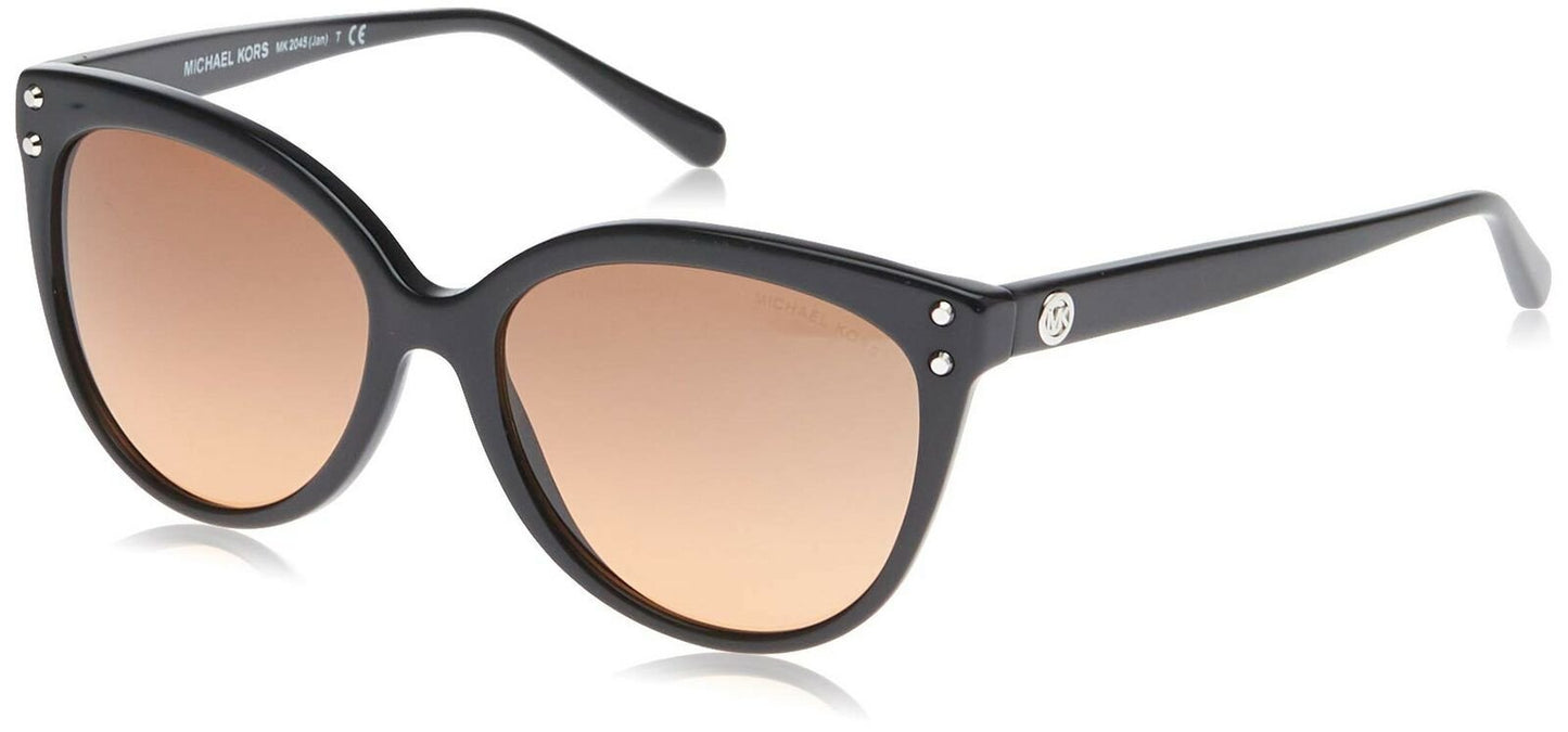 Michael Kors Jan MK2045 55mm Black/Grey/Orange Gradient Sunglasses