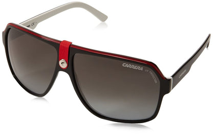Carrera unisex adult Carrera 33/S Sunglasses, Black Crystal White/Gray Gradie...