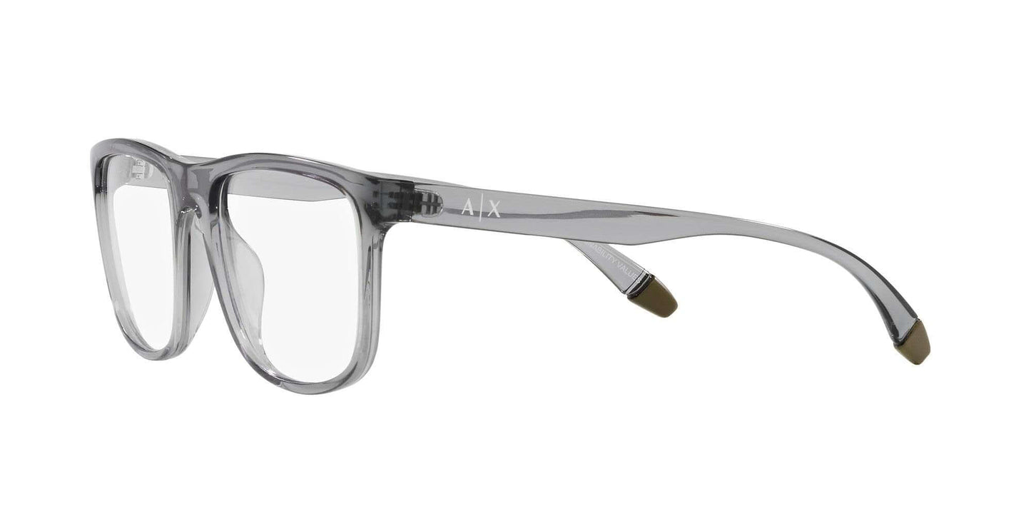 A｜X ARMANI EXCHANGE Men's AX3101U 8223 55mm Universal Fit Square Eyewear Frames