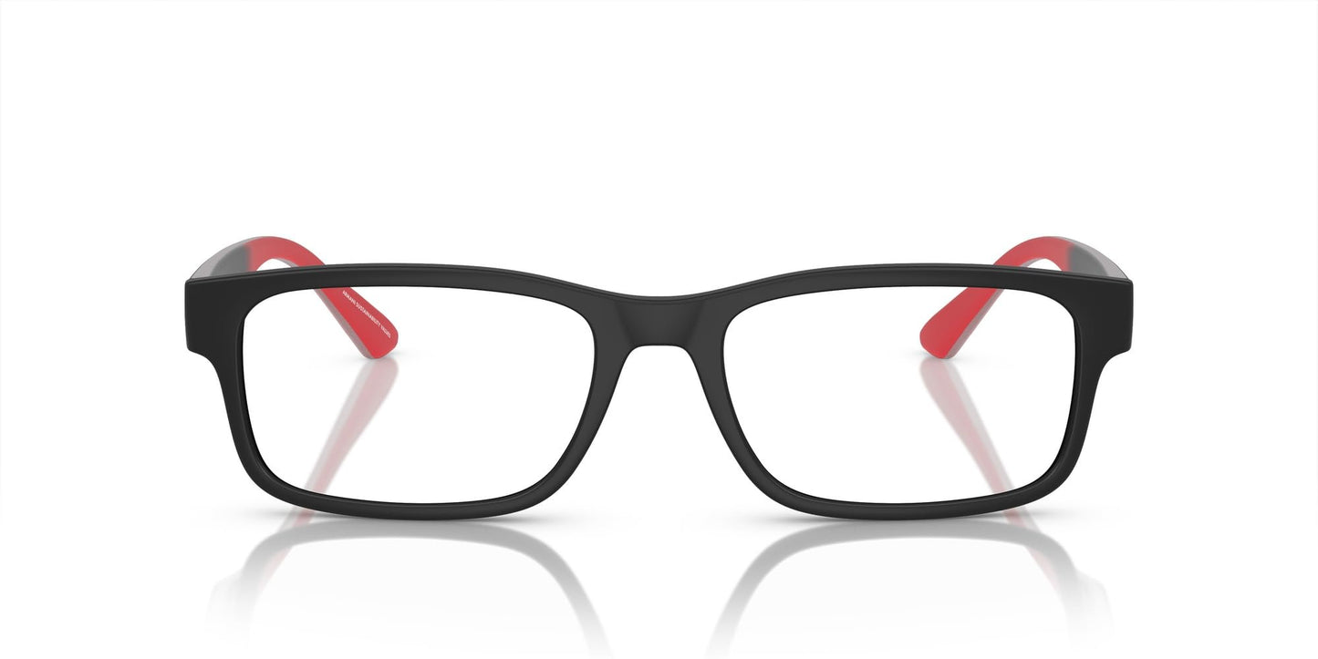 Armani Exchange Men's Ax3106F 8078 56mm Low Bridge Fit Rectangular Eyewear Frames