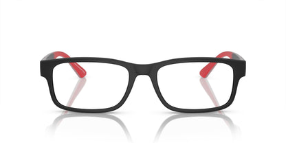 Armani Exchange Men's Ax3106F 8078 56mm Low Bridge Fit Rectangular Eyewear Frames