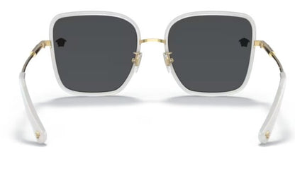 Versace 0VE2247D 147187 57mm White/Gold Sunglasses