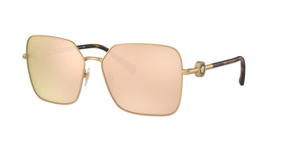 Versace 0VE2227 14105A 59mm Woman Sunglasses Matte Pink Gold Frame, Brown Gradient Grey Lenses