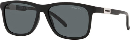 ARNETTE AN4276 01/81 56mm Pillow Matte Black Polarized Grey Men's Sunglasses