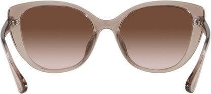 Armani Exchange 0AX4111SU 824013 54mm Woman Sunglasses Transparent Pink Frame, Black Gradient Lenses,