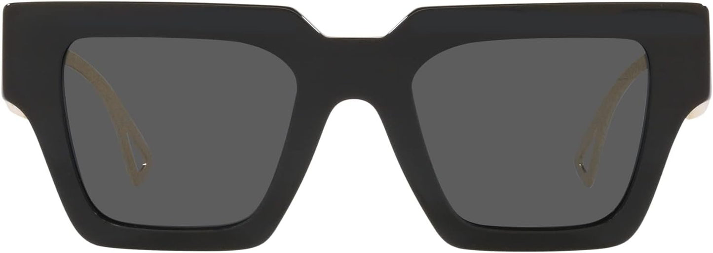 VERSACE VE4431 GB1/87 50mm Black Dark Grey Women's  Sunglasses