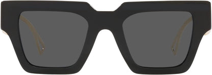 VERSACE VE4431 GB1/87 50mm Black Dark Grey Women's  Sunglasses