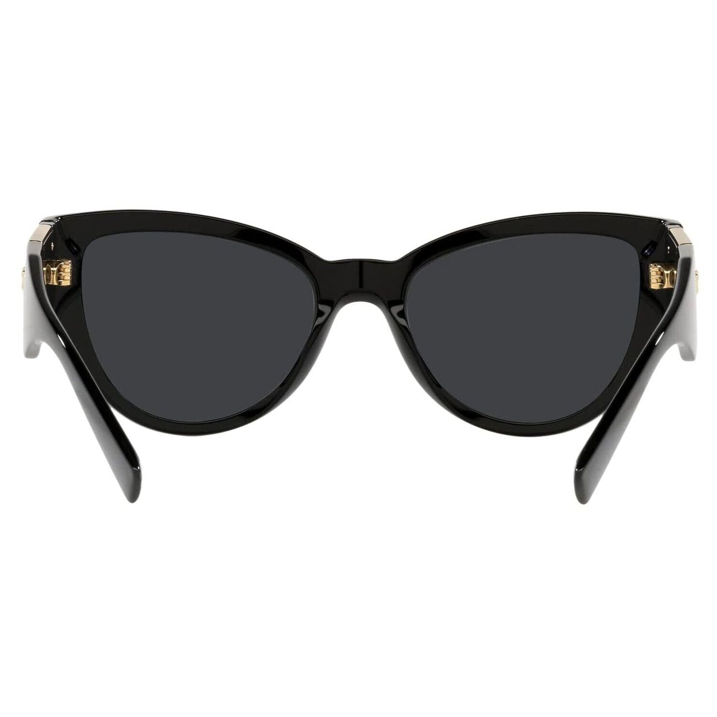 Versace VE 4398 GB1/87 Black Plastic Cat-Eye Sunglasses Grey Lens