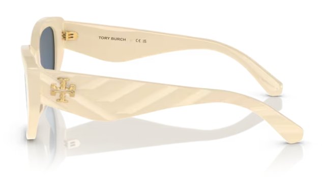 Tory Burch Sunglasses TY 7196 U 119280 Ivory Dark Blue