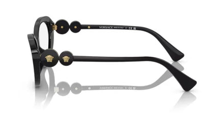 Versace VE 3331U GB1 55mm Black Eyeglasses