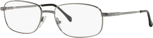 Sferoflex Men's Sf2086 268 52mm Square Gunmetal Eyewear Frames